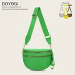 DOYOGI Black and White Checkered Spacious Bum Bag Crossbody Bags for Women Nylon Travel essentials Mommy Bag Diaper Bag  for Mom - Image 32