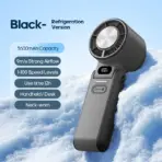3600mAh Large Capacity Handheld Turbo Cooling Fan Foldable Mini Portable Fan 100 Wind Speed Adjustable High Speed Rechargeable - Image 7