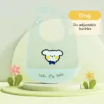 Waterproof Baby Bibs Baby Stuff Cute Cartoon Animal Printed Kids Bib Girl Boy Adjustable Soft Silicone Bib Baby Feeding Stuff - Image 9