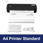 Portable A4 Thermal Printer Bluetooth Photos PDF Document Printing Machine Folded Rolls Paper For Office Work Home School Travel - Image 13