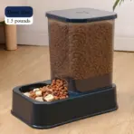 Automatic Cat and Dog Feeder with Drinker - Pet Food Bowl and Drinker Set,Smart Portion Control for Cat and Dog,Without Battery - Image 7