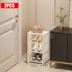 Multiple Layers Shoe Organizer Use At the Door Shoe Rack Organizer Nonwovenfabric Rack Stackable Shelf Adjustable Saving Space - Image 26