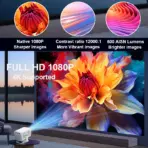 Huaweishi 4K Projector Android Native Portable 1080P 600ANSI Auto FocusVideo home Cinema Outdoor hd led Projetor - Image 5