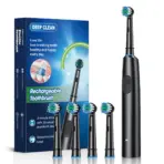 Electric Toothbrush Rotary Cleaning Teeth Brush Waterproof Electronic Tooth Brush With Timer Rechargeable Toothbrush with 8 Head - Image 7