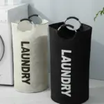 Extra-Large Waterproof Laundry Basket with Padded Handle - Foldable, Multi-Purpose Storage for Bathroom, Laundry Room, Balcony