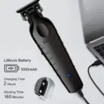 Kemei KM-2299 Professional Hair Clipper 1200mAh Electric Hair Clippers USB Rechargeable Hair Trimmers Hair Cutting Machine - Image 2