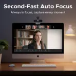 UGREEN 4K FHD 1080P Webcam 8MP for PC, PDAF Auto Focus, Dual AI Noise-Cancelling Mics, Web cam Camera for Zoom/Teams/Google Meet - Image 5