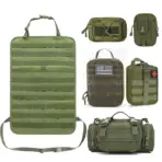 High Quality Multifunction 55*37CM 600D 6PCS In 1 Car Back Seat Tactical Hanging Storage Organizer - Image 4