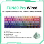 Akko MonsGeek FUN60 Mechanical Keyboard Magnetic Switch 60% Gaming Keyboards Rapid Trigger 0.01mm 8K ARGB HE/TMR Custom Keyboard - Image 13