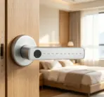 HTMCKM5 Smart Fingerprint Door Lock - Digital Electronic Lock with Password Key IC Card Tuya BLE Smartlife APP Unlock - Image 5