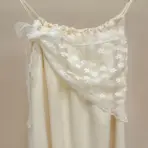 Lace Flower Elegant Temperament Lace Women Flower White Sweet Triangle Scarf Thin Breathable Ribbon Artistic Style Travel Photo
