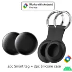 1-4Pcs Anti-Lost Tag Google Find My GPS Tracker Android Finder Compatible with Google Find Hub (Android Only) Key Wallet Finder - Image 19