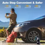 Car Air Pump Wired/Wireless Protable Car Air Compressor 150PSI Tire Inflation Pump for Motorcycle Bicycle Car Tire Ball Inflator - Image 3