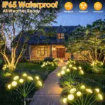 Solar Garden Lights Dual Mode LED Solar Mushroom Lights Waterproof Decor Yard Patio Pathway Jellyfish for Garden Ambiance - Image 6