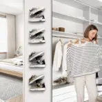 H-shaped Shoe Rack Wall Mounted Floating Shoe Display Shelves Sneaker Holders for Shoe Collectors Advertising Exhibition - Image 5