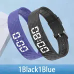 2026 Outdoor Smartwatch Sports Bracelet Vibration Alarm Clock Reminder Sleep Monitoring 24 Hours Pedometer Rechargeable Bracelet - Image 35