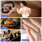 Portable Handheld Ring LED Light New Rabbit Cage Lighting Photography Lamp for Mobile Live Broadcast Selfie Light Decoration - Image 5