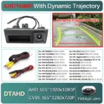 GreenYi 170° 1080P AHD Vehicle Rear View Camera for VW Volkswagen Golf Passat B7 B6 Tiguan Jetta MK6 Audi A3 A4 A5 Q5 A6 B6 car - Image 7