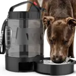 Lesotc 77oz Portable Dog Travel Water Bottle Large Capacity Pet Water Bowl for Camping Hiking Beach Hunting