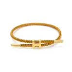 Versatile And Atmospheric H-Shaped Buckle Stainless Steel Rope Bracelet Adjustable Bracelet Titanium Steel Waterproof for Men - Image 11