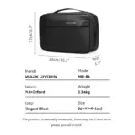 Travel Toiletry Bag Men's Business Trip Gods Dry Wet Separation Fitness Bath Bag Waterproof Makeup Storage Bag L_MR86 Wash Bag - Image 6