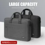 Laptop Bag Sleeve Case Shoulder Handbag For M3 M4 14 15 15.6 17 Inch Macbook Air Pro 13.3 Huawei Asus Dell Notebook Briefcases