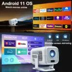 Huaweishi 4K Projector Android Native Portable 1080P 600ANSI Auto FocusVideo home Cinema Outdoor hd led Projetor - Image 3