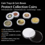10-100pcs 21/23/25--45mm Coinning Capsules Storage Box Clear Plastic Coinning Cases Holders Protector Coinning Capsules Storage - Image 3