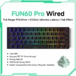 Akko MonsGeek FUN60 Mechanical Keyboard Magnetic Switch 60% Gaming Keyboards Rapid Trigger 0.01mm 8K ARGB HE/TMR Custom Keyboard - Image 19