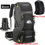 50L Travel Backpack Camping Men Large Hiking Bag Tourist Rucksack Waterproof Outdoor Sports Climbing Mountaineering Bag Luggage - Image 7