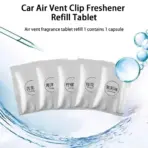 Air Freshener Tablets Refill Solid Perfume Aromatherapy Tablets Car Air Vent Fragrances Flavor Diffuser Car Interior Accessories - Image 2
