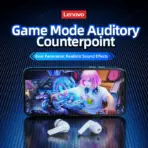 Lenovo GM2 PRO Bluetooth Headset for Game  5.3 Spoit Headset Dual Mode HD Call Noise Reduction Earbuds with Mic Music Earphories - Image 6