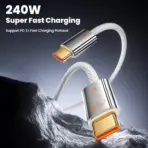 Toocki 3pcs USB C to USB C Cable  PD 60W/100W/240W Fast Charing Type C Charger Cord for Macbook iPhone Samsung Xiaomi OPPO Vivo - Image 2