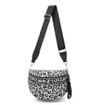 DOYOGI Black and White Checkered Spacious Bum Bag Crossbody Bags for Women Nylon Travel essentials Mommy Bag Diaper Bag  for Mom - Image 23