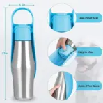 Portable Dog Water Bottle Large Capacity Dogs Cats Drinking Bottle Outdoor Walking Travel Puppy Water Dispenser Pets Supplies - Image 6