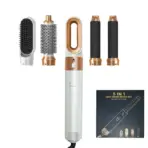 5 in 1 Hair Dryer Hot Comb Set Professional Curling Iron Hair Straightener Styling Tool For Professional Hair Dryer Household - Image 9