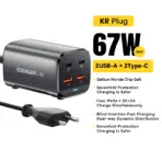 Essager 67W USB C GaN Charger Desktop Quick Charge 4.0 QC 3.0 PD Type C Fast Charging For MacBook Samsung POPC iPhone 15 Laptop - Image 7