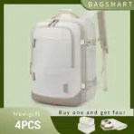 4Pcs 40L Travel Cabin Backpack BAGSMART 17.3'' Laptop Backpack Airline Carry On Luggage Backpack Suitcase with Packing cubes - Image 10