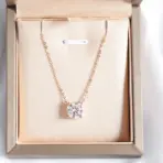 Smyoue 1-5CT Rose Gold Color Moissanite Necklace for Women D Color Sparkling Classic Lab Diamon Pendant Sterling Silver 925 100% - Image 5