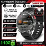 2026 New T-Rex3 Pro 1100mAh Battery Smart Watch GPS path 5ATM Waterproof Sports Run tracker Outdoors Compass Military Smartwatch - Image 17