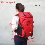 80L 50L Men's Outdoor Backpack Climbing Travel Rucksack Sports Camping Hiking Backpack School Bag Pack For Male Female Women - Image 11
