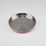 Big Baby Feeding Plate Silicone Stainless Steel Boy Girl Tableware Cute Plain - Image 7