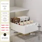 New Kitchen Storage Rack with Slide Rails Pull-out Kitchen Drawer Type Storage Tray Spice Box Storage Shelf Cabinets Organizer - Image 20