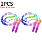 LED Luminous Jump Ropes Skipping Rope Sport Speed Ropes For Kids Night Exercise Fitness Training Light Up Led Skipping Rope - Image 8