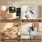 Aluminum alloy turntable stand, mechanical arm, universal cantilever, universal metal desktop computer stand, iPad - Image 6