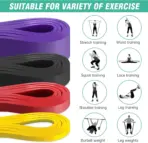 7 Levels Heavy-Duty Resistance Band Agility Training Workout Gym Equipment Yoga Pilates Accessories Rubber Band Home Gym - Image 4