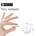 1-4Pcs Anti-Lost Tag Google Find My GPS Tracker Android Finder Compatible with Google Find Hub (Android Only) Key Wallet Finder - Image 4