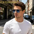 CATERSIDE Fashion Men Sunglasses Small Frame Square Personalized Design Sun Glasses Women Travel Party Business Festival Gift - Image 3