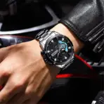 CURREN 8402 Men's Stainless Steel Watch Creative Fashion Luminous Dial with Chronograph Leisure Luxury Men's Watch Reloj Hombre - Image 4