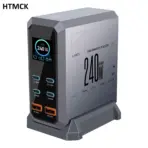 240W GaN 6 IN 1 Fast Charging Station Digital Display PD3.1 PPS USB Type C Multi Port Charger for Laptops Smartphones - Image 5